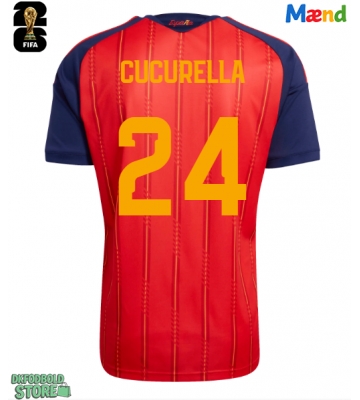 Spanien Marc Cucurella #24 Replika Hjemmebanetrøje VM 2026 Kortærmet